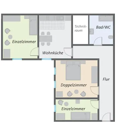 Apartments City Room Berlin Room photo